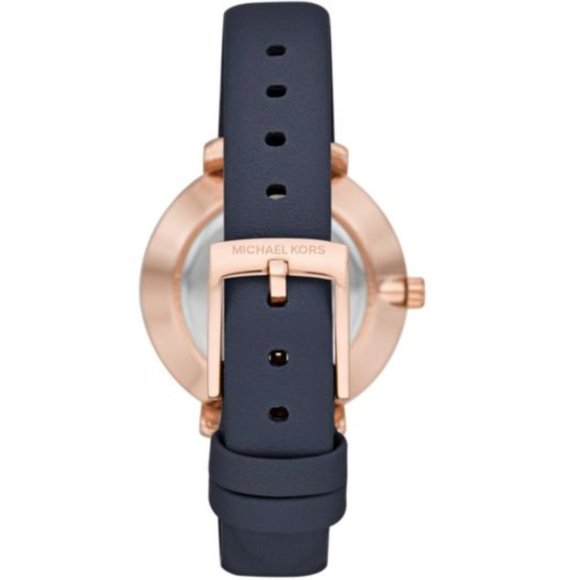 NWT MICHAEL KORS Pyper Blue Leather Watch MK2804 main image 9